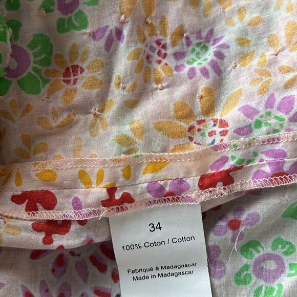 Sonia by Sonia Rykiel Textured Floral Blouse Vintage - Picture 12 of 16